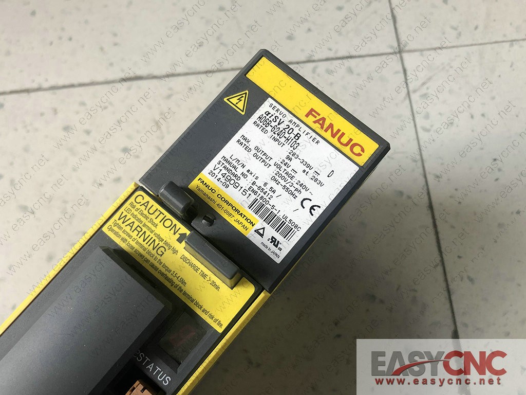 A06B-6240-H103 Fanuc servo amplifier aiSV20-B used