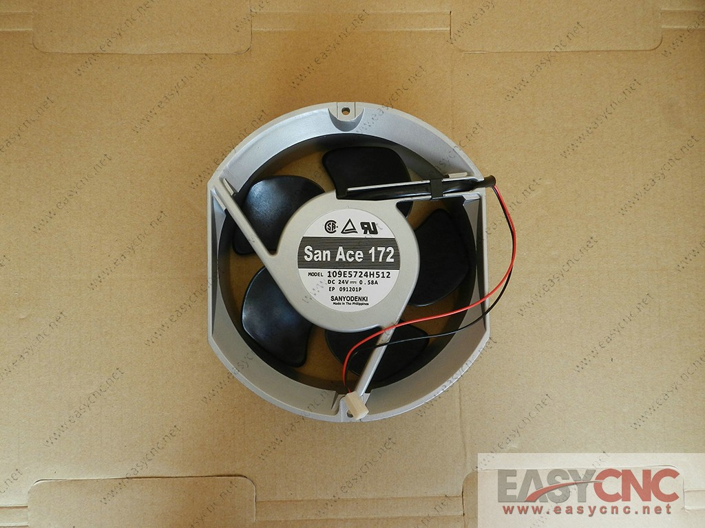 109E5724H512 Sanyo fan DC24V 0.58A new