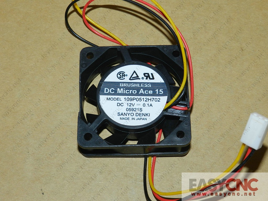 109P0512H702 Sanyo fan dc 12v 0.1a 50*50*15mm new