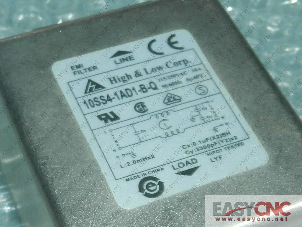 10SS4-1AD1-B-Q emi filter used