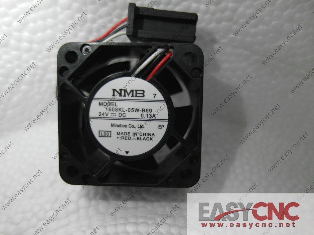 1608KL-05W-B69 NMB FAN WITH Fanuc BLACK CONNECTORS new