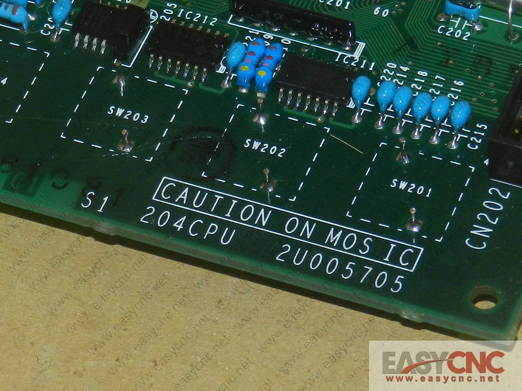 204CPU 2U005705 PCB used