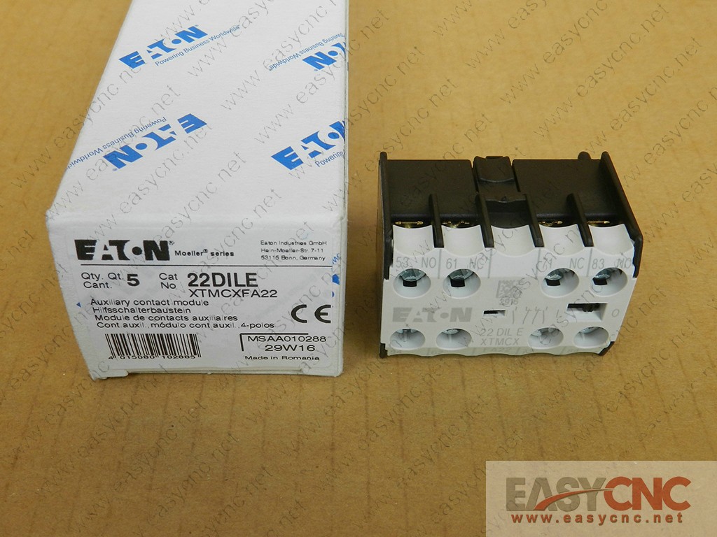 22 DILE Moeller auxiliary contact module new