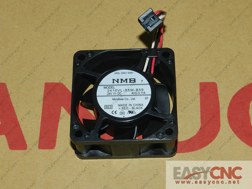 A90L-0001-0581 2410VL-S5W-B59 NMB fan 24vdc 0.11A 60*60*25mm new