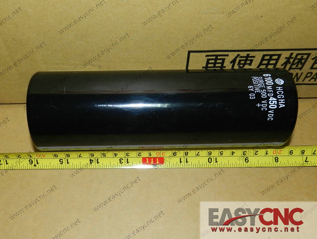 6100MFD450VDC HCGHA Fanuc Capacitor new