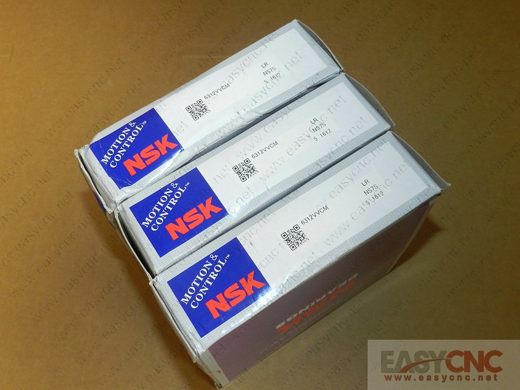 6312VVCM Nsk bearing ID=60mm OD=130mm H=31mm new