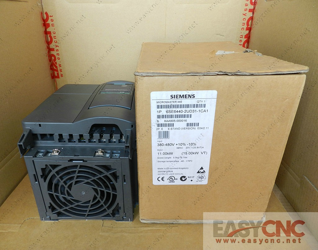 6SE6440-2UD31-1CA1 Siemens micromaster 440 AC drive 380-480V 11.0KW new