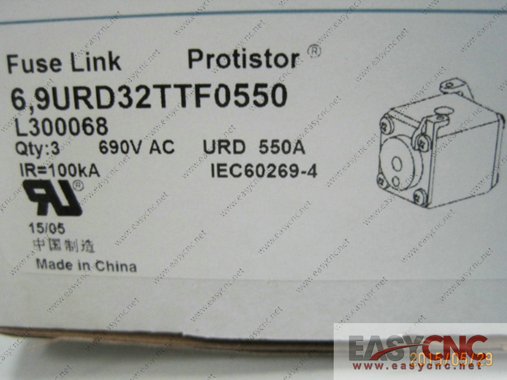6,9URD32TTF0550 ferraz shawmut fuse link L300068 690V 550A new