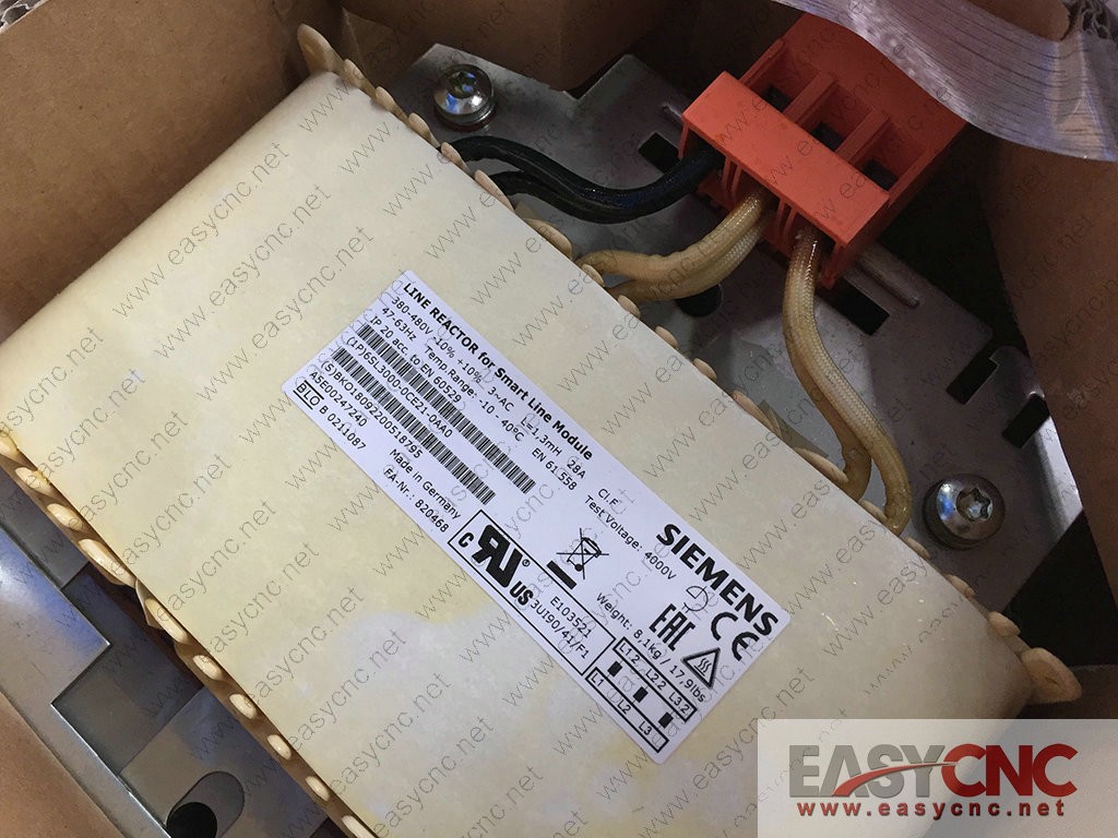 6SL3000-0CE21-0AA Siemens line reactor for smart line module new