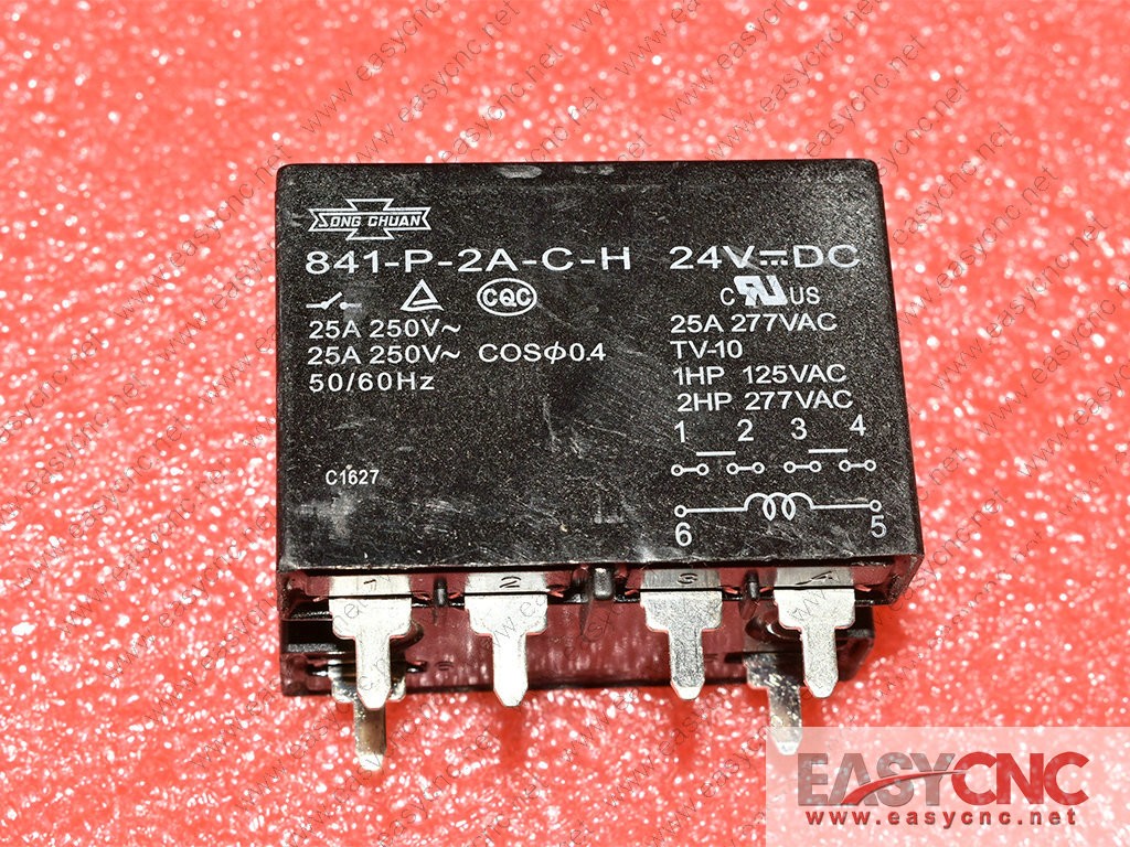 841-P-2A-C-H 24VDC Songchuan realy new