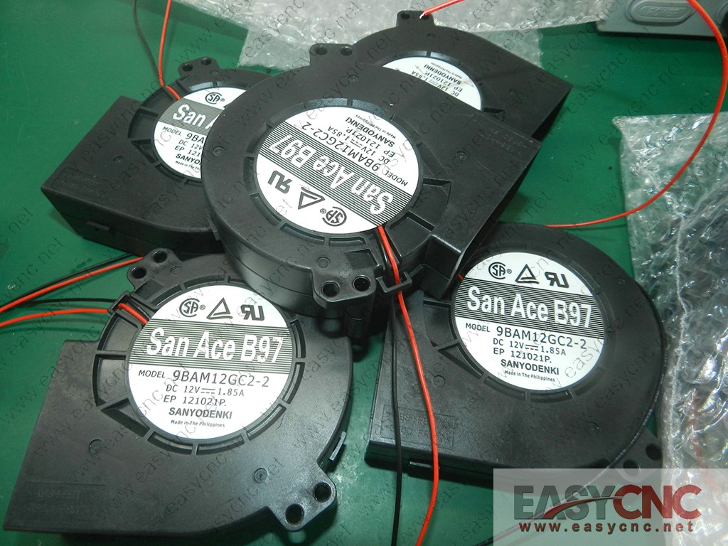 9BAM12GC2-2 Sanyo fan DC12V 1.85A new