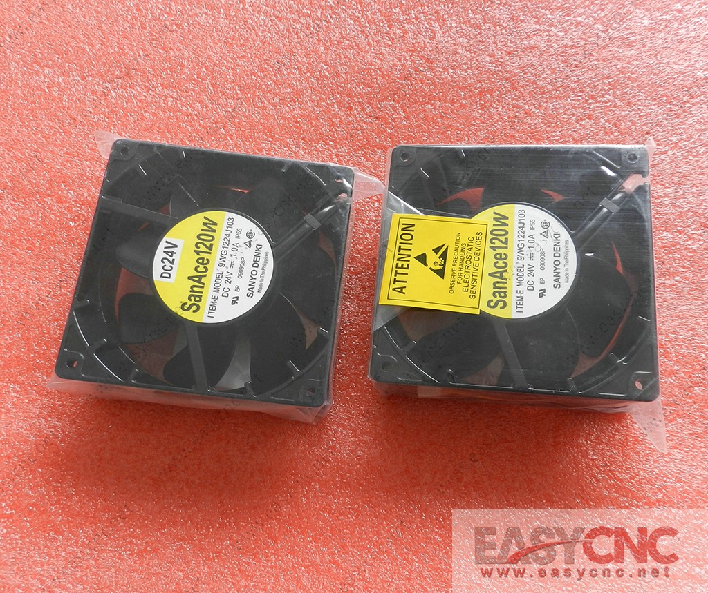 9WG1224J103 Sanyo Fan SanAce120W DC24V 1.0A 120*120*38mm new