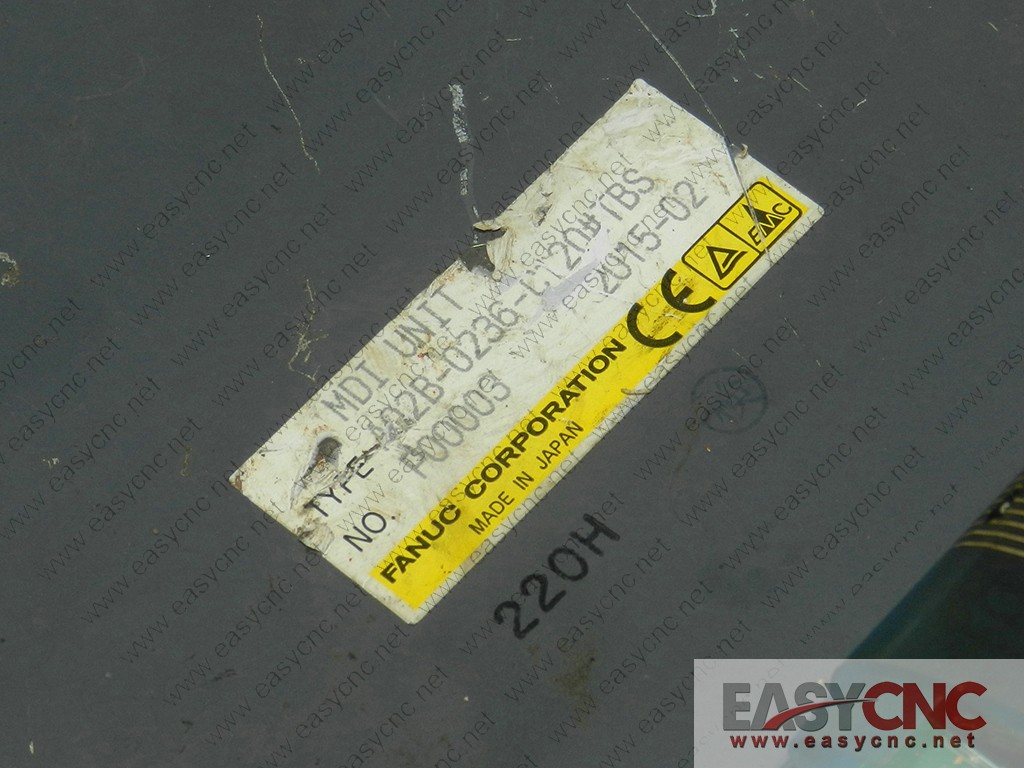 A02B-0236-C120#TBS Fanuc MDI unit used