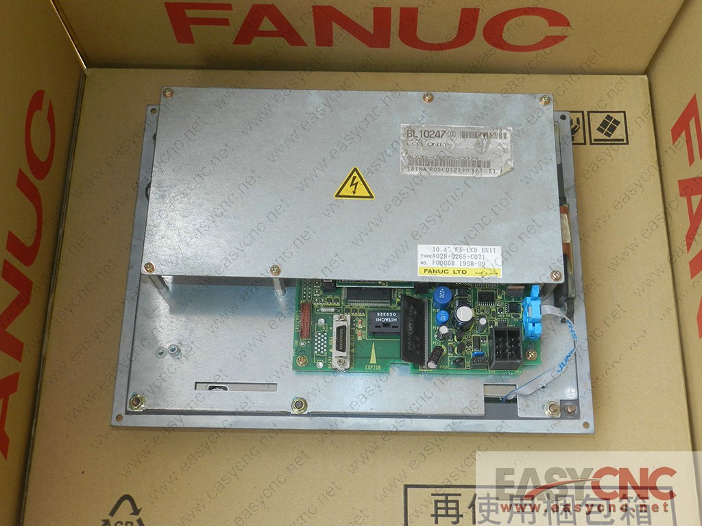 A02B-0265-C071 Fanuc 18i-M 10.4inch FA-LCD unit used