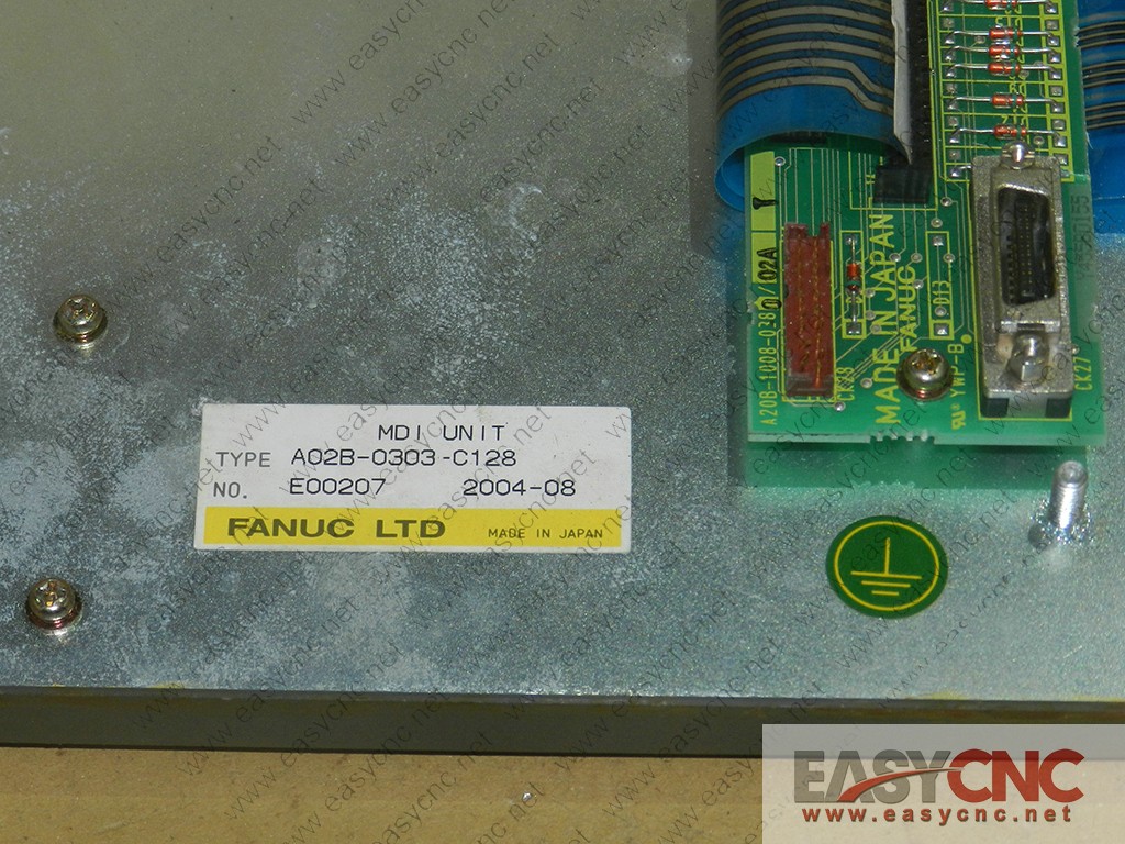 A02B-0303-C128 Fanuc MDI unit used