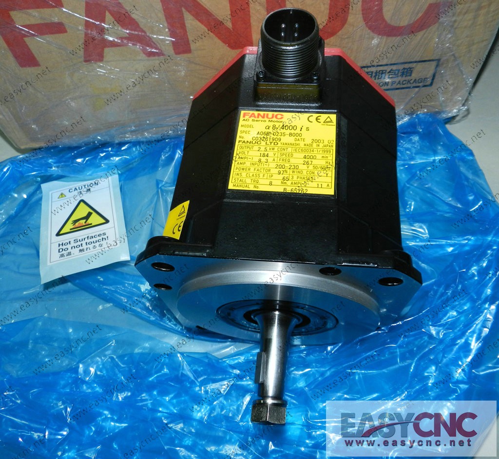 A06B-0235-B000 Fanuc ac servo motor a8/4000iS new