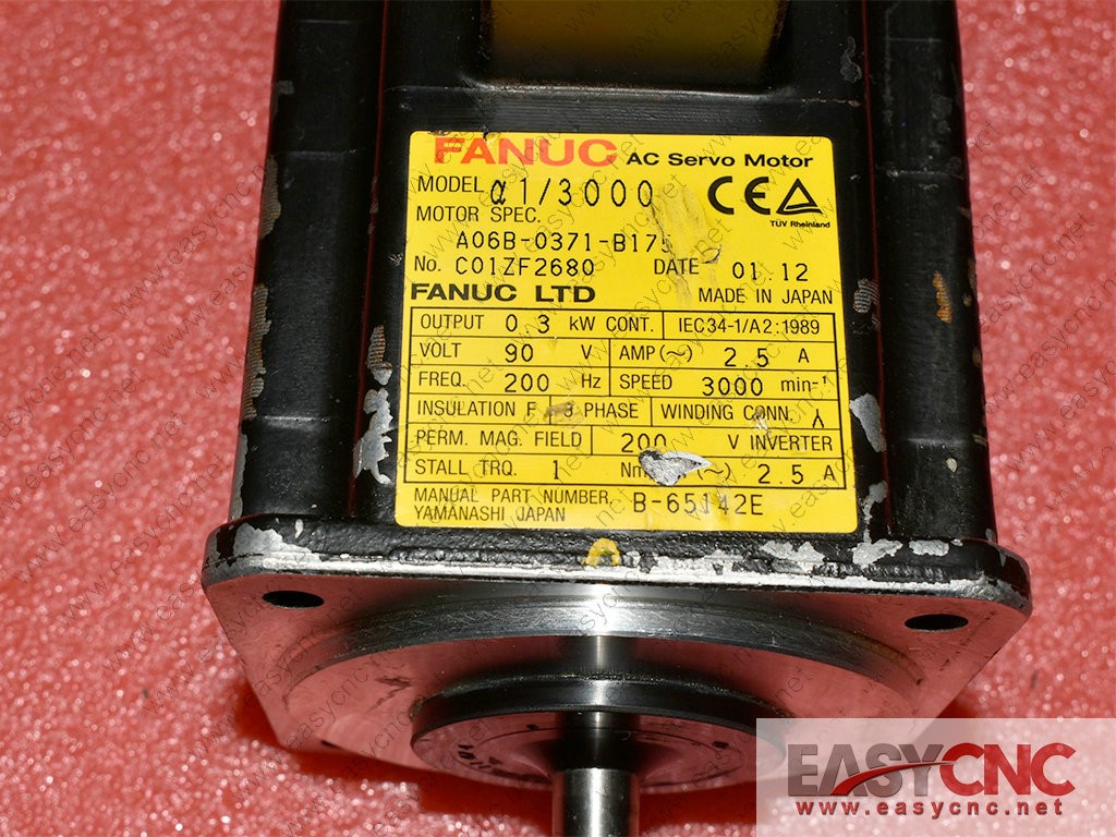 A06B-0371-B175 Fanuc ac servo motor used