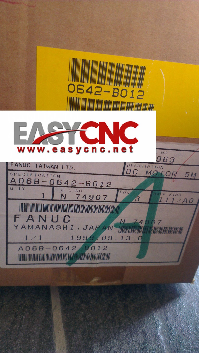 A06B-0642-B012 Fanuc ac servo motor new