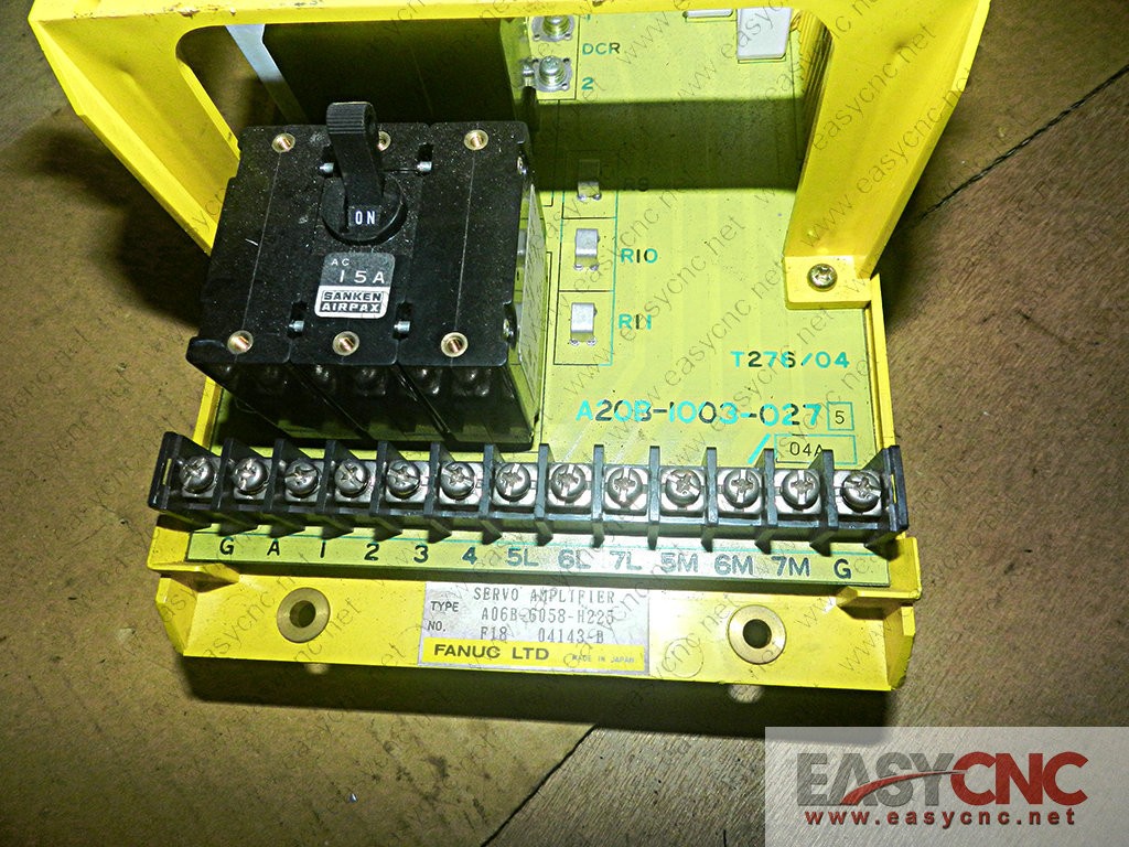 A06B-6058-H225 Fanuc servo amplifier used