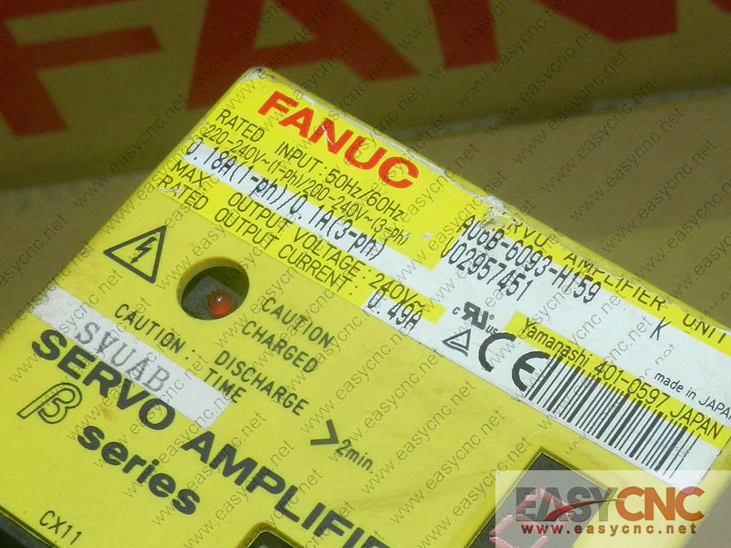 A06B-6093-H159 Fanuc servo amplifier used