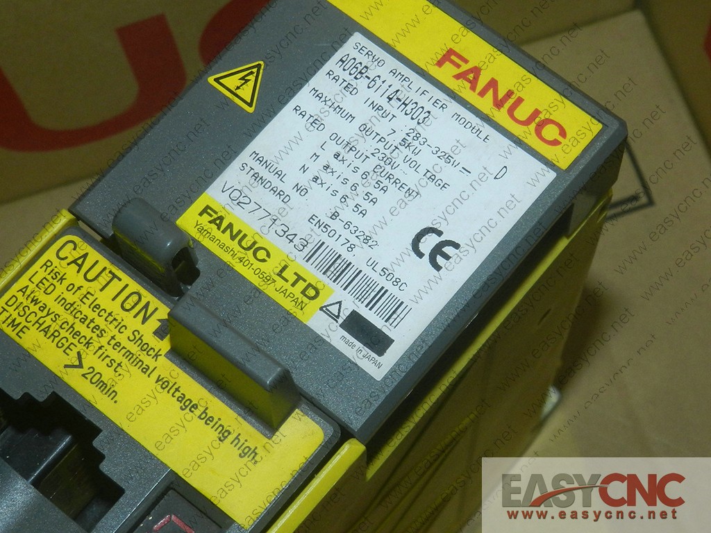 A06B-6114-H303 Fanuc servo amplifier module aiSV20/20/20 used