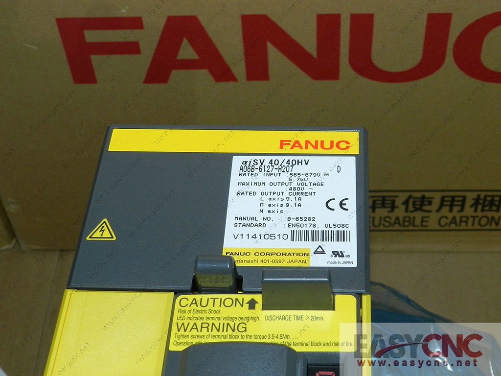 A06B-6127-H207 Fanuc servo amplifier aiSV40/40HV new