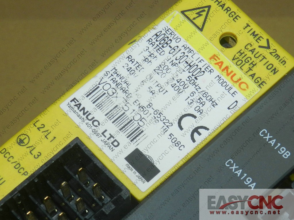 A06B-6130-H002 Fanuc servo amplifer module Bisv20 used