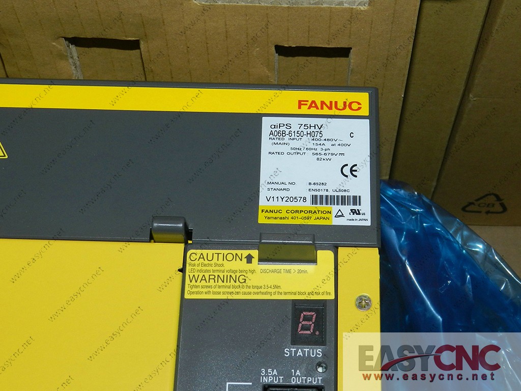 A06B-6150-H075 Fanuc power supply module aiPS75HV new