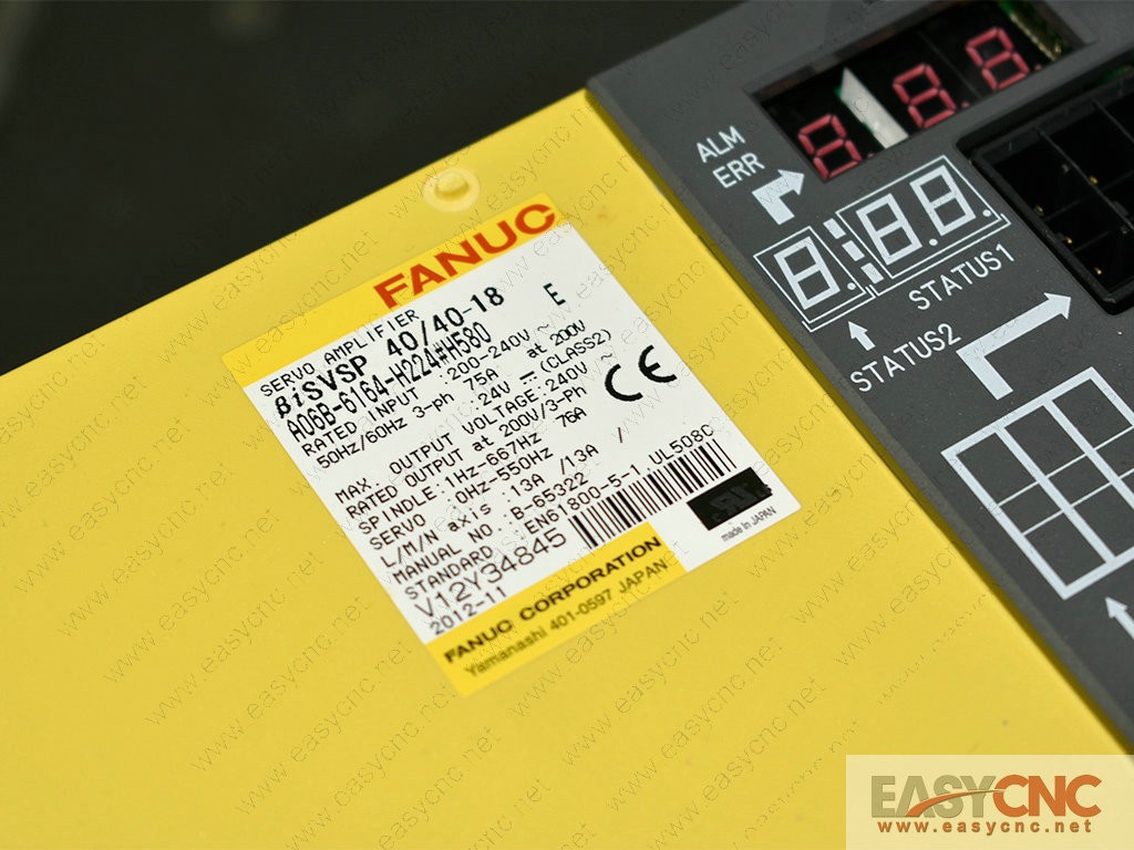 A06B-6164-H224#H580 Fanuc servo amplifier BiSVSP40/40/18 new