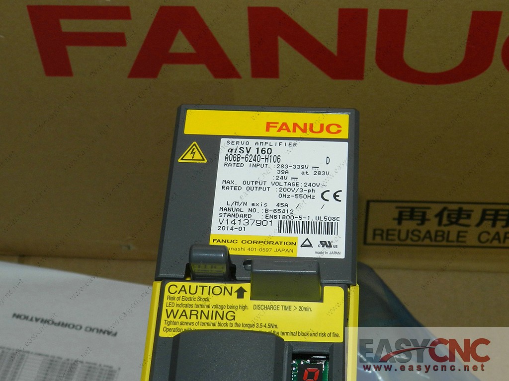 A06B-6240-H106 Fanuc servo amplifier aiSV160-B new