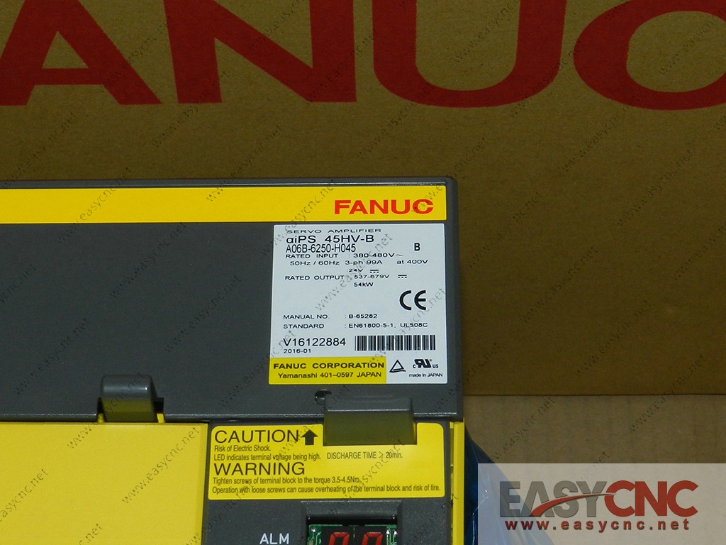A06B-6250-H045 Fanuc power supply module aiPS45HV-B new