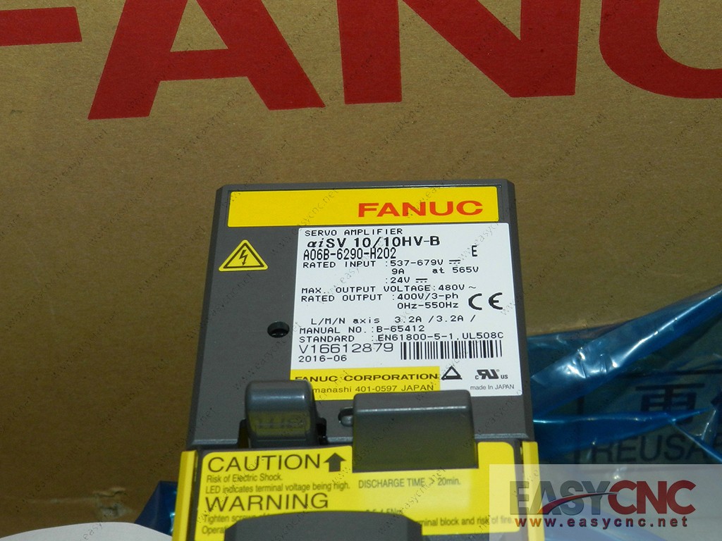 A06B-6290-H202 Fanuc servo amplifier aiSV10/10HV-B new