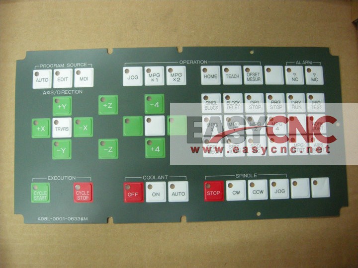 A98L-0001-0633#M Fanuc membrane keysheet new