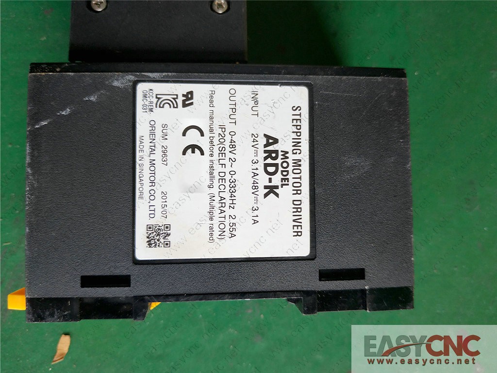 ARD-K Oriental motor stepping motor driver used