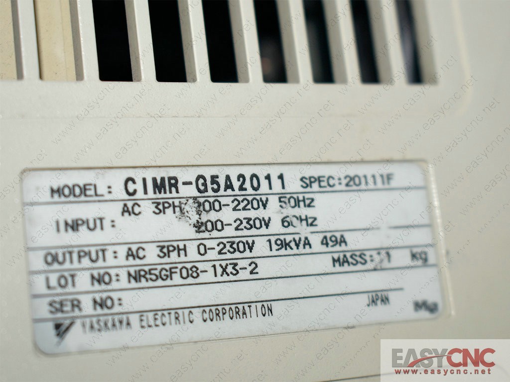 CIMR-G5A2011 Yaskawa Varispeed 616G5 used