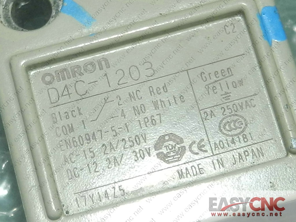 D4C-1203 Omron limit switch used