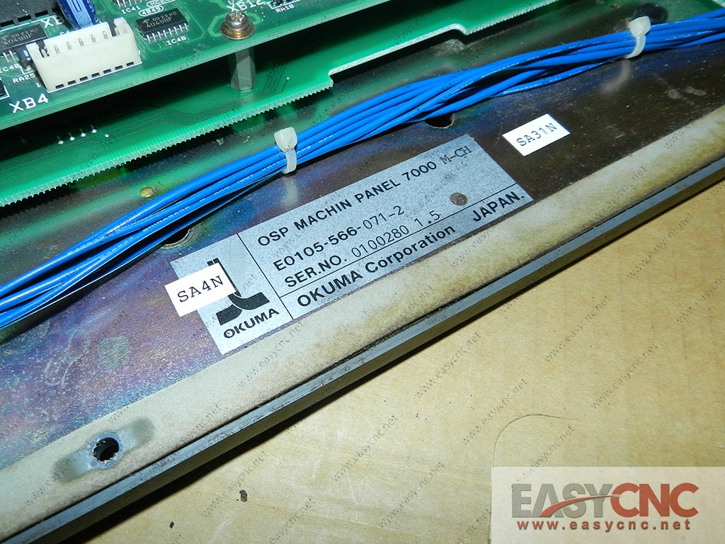 E0105-566-071-2 Okuma OSP MACHIN PANEL 7000 M-CH used