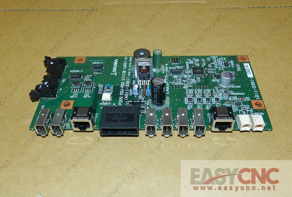 E4809-770-164-A OKUMA OSP-P200 SSU-RD2 DIVIDE CARD 1911-3391-1204002 used
