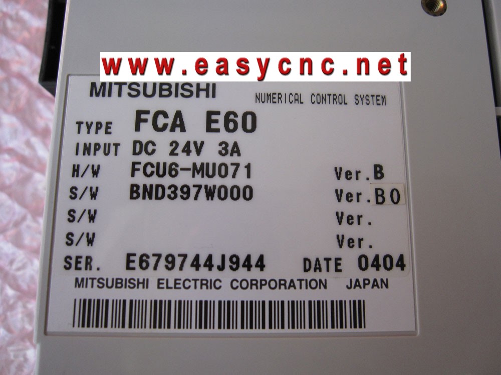 FCAE60 Mitsubishi numerical control system used