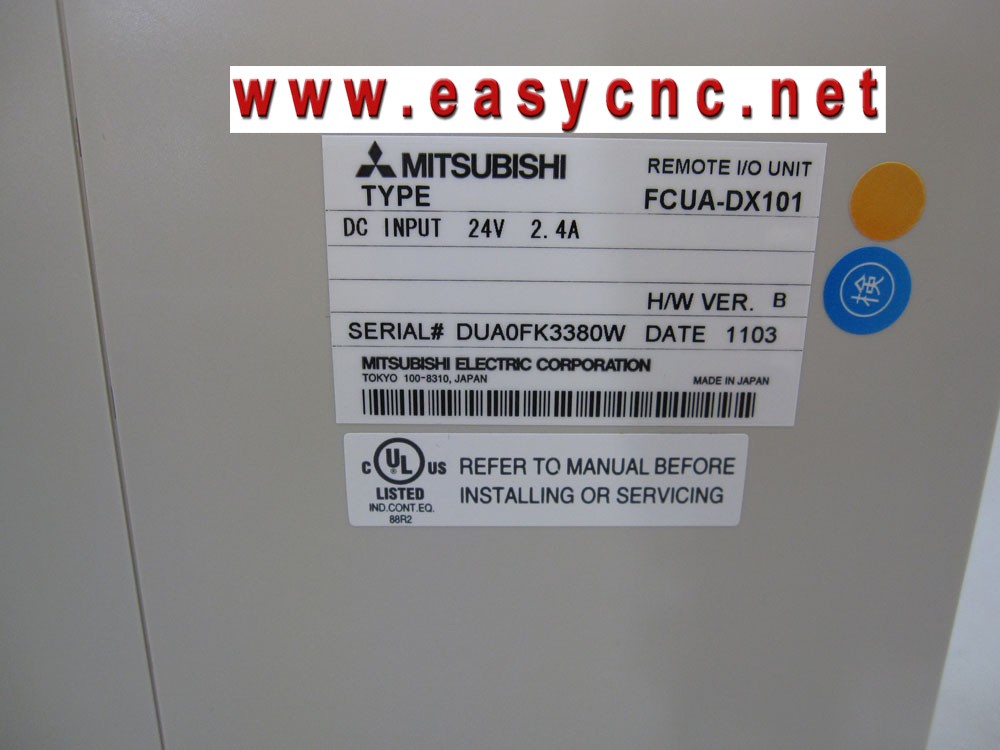 FCUA-DX101 Mitsubishi I/O unit used