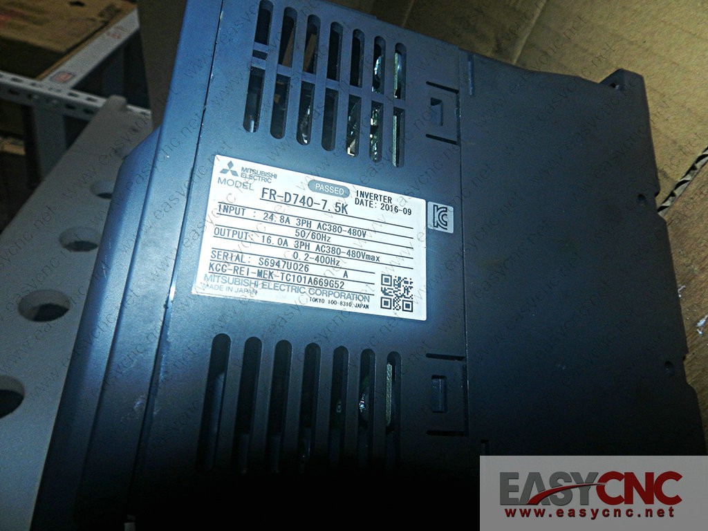 FR-D740-7.5K Mitsubishi inverter used