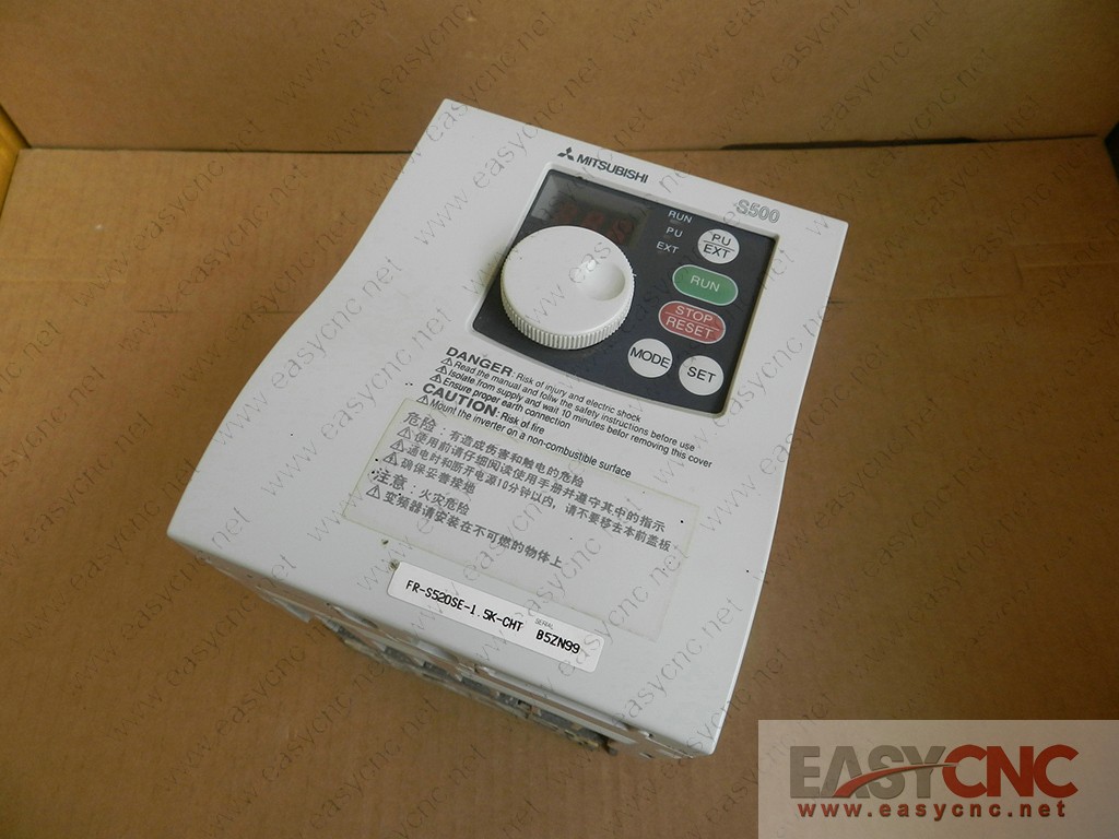 FR-S520SE-1.5K-CHT Mitsubishi transistorized inverter used