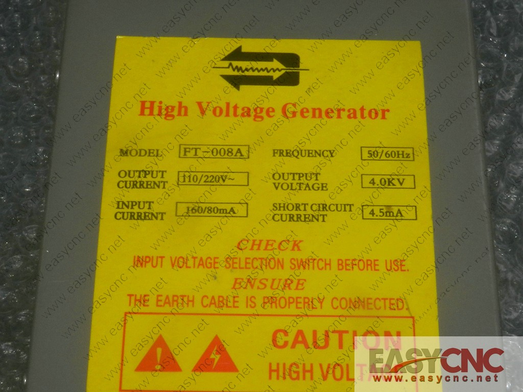 FT-008A higy voltage generator used