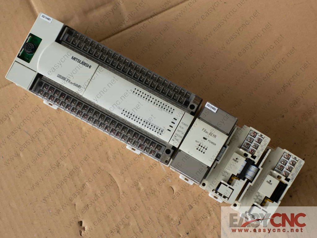 FX2N-64MR FXON-8EYR Mitsubishi programmable controller used