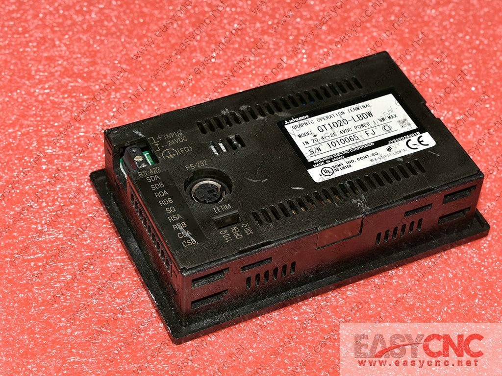 GT1020-LBDW Mitsubishi graphic operation terminal used