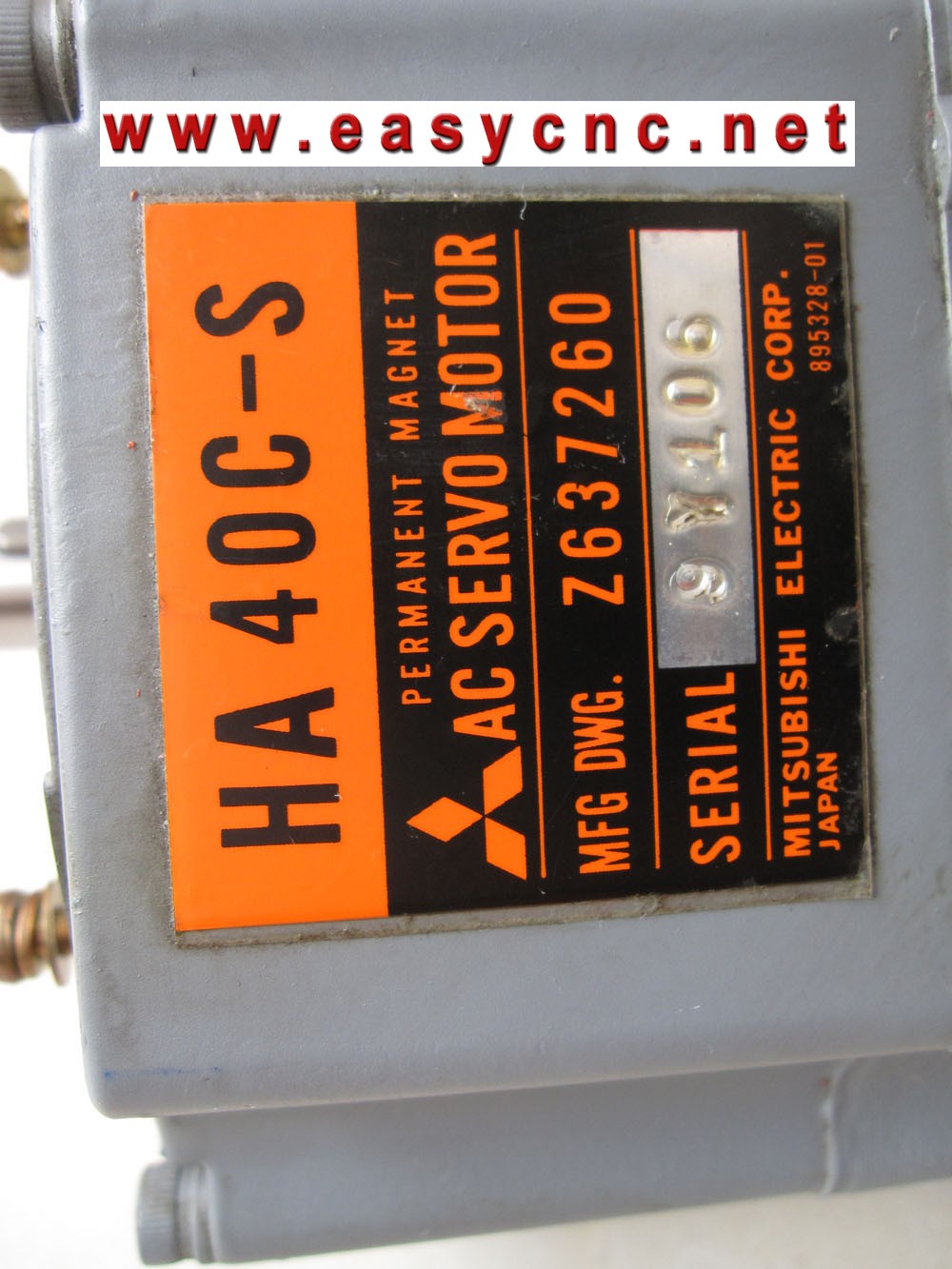 HA40C-S Mitsubishi servo motor used
