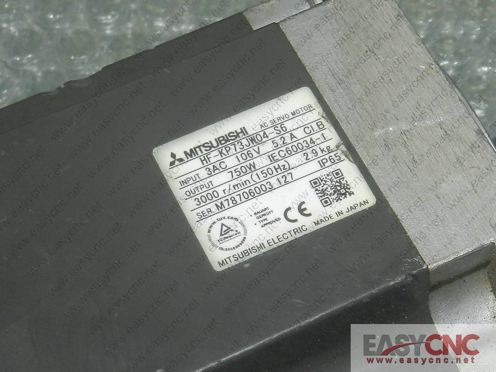 HF-KP73JW04-S6 Mitsubishi ac servo moter used