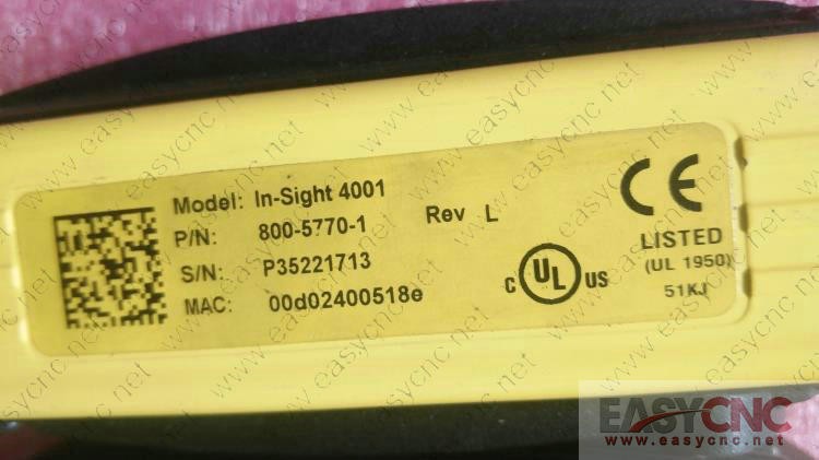 IN-SIGHT 4001 Cognex ccd used