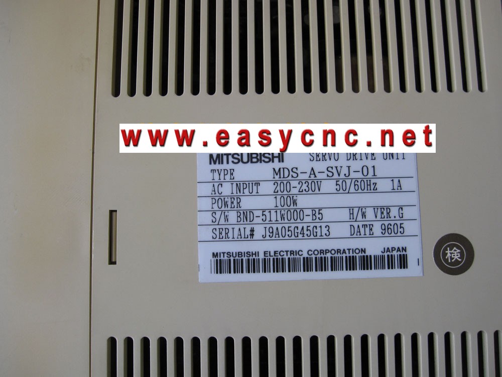 MDS-A-SVJ-01 Mitsubishi servo drive used