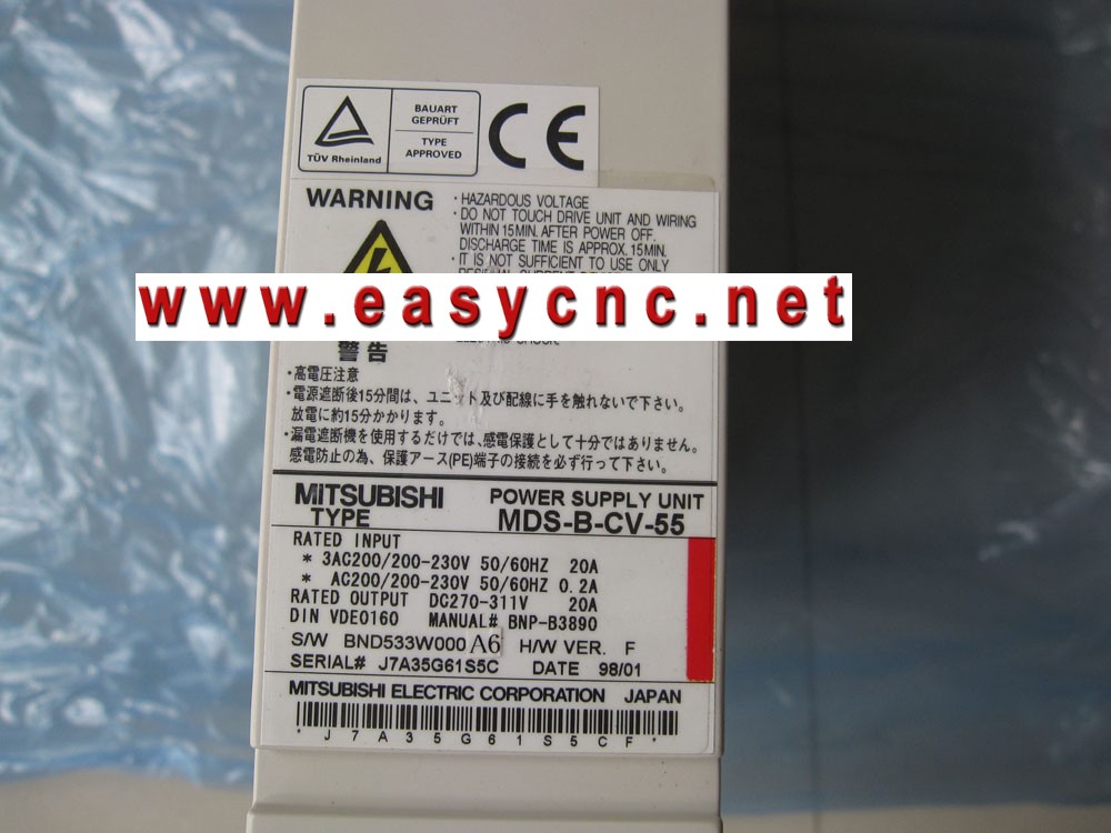 MDS-B-CV-55 Mitsubishi power supply used